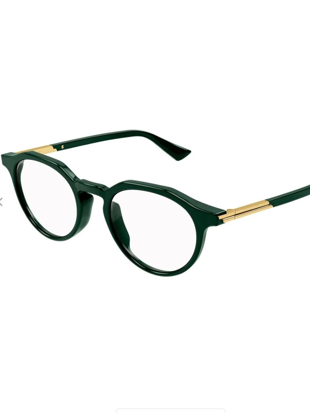 Bottega Veneta Green Round Eyeglasses BV1263O